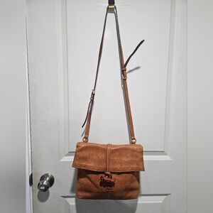 🤎 Dooney and Bourke Brown Leather Crossbody Bag